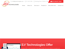 Tablet Screenshot of jsvtechnologies.com